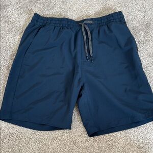 Quicksilver Navy Blue Athletic Shorts